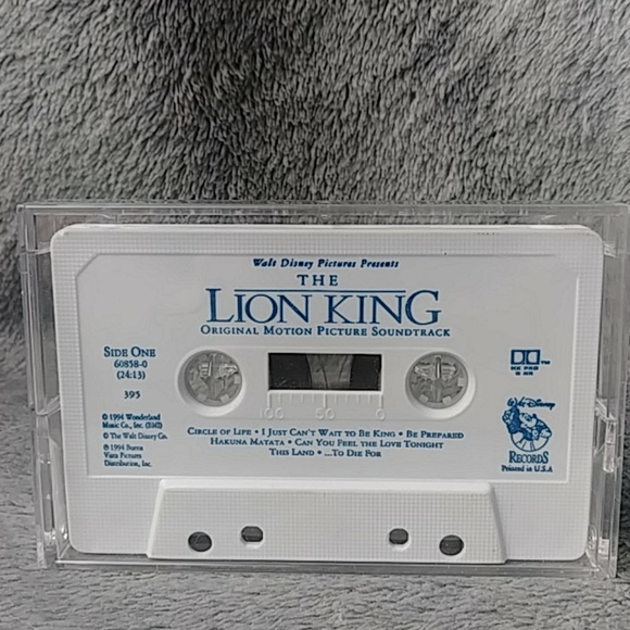 Disney Other - Vintage 1994 The Lion King Soundtrack Cassette